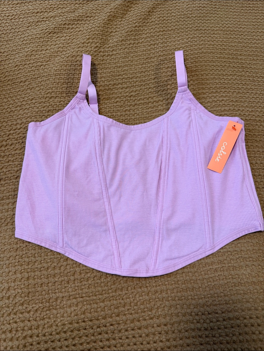 Ribbed corset Top